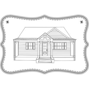 Wood Panel Painting - Handcrafted Custom House Wall Art